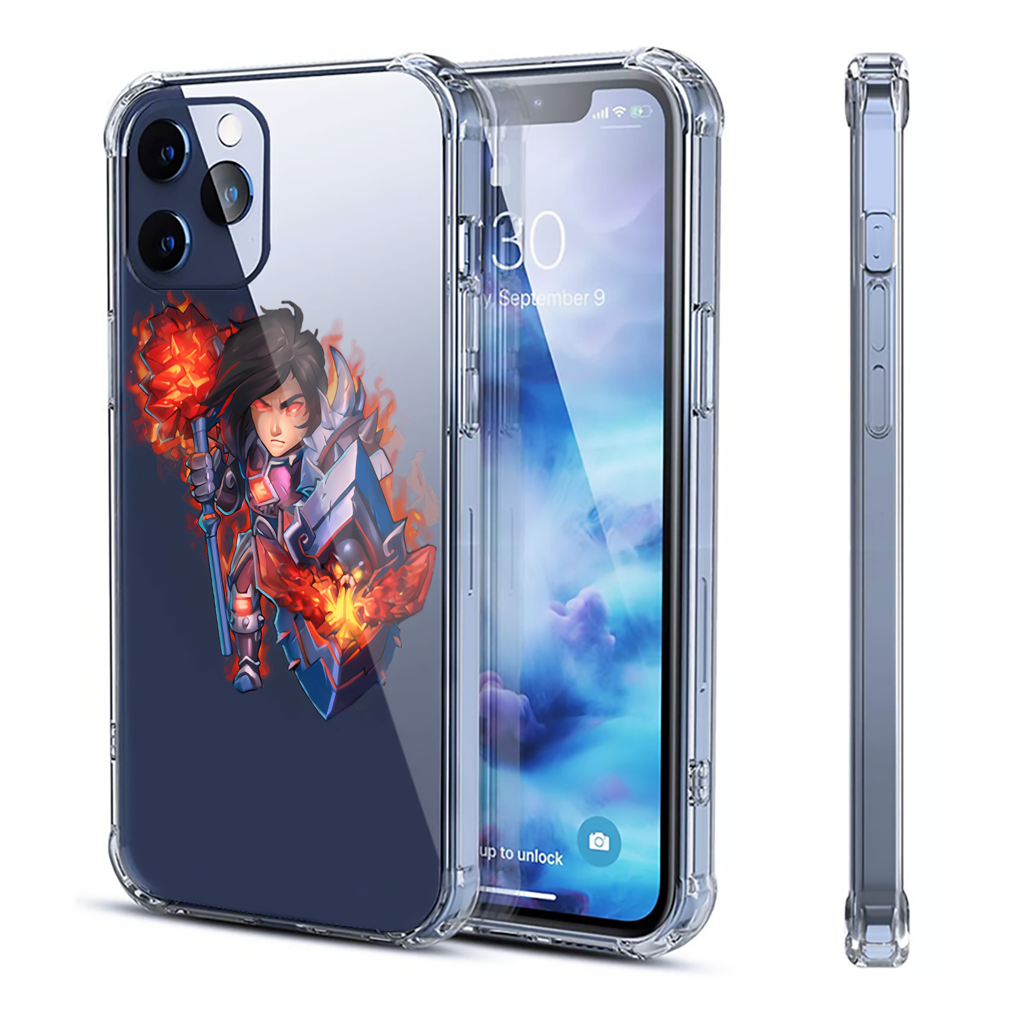 （画像用） リーグ・オブ・レジェンド League of Legends LOL 【iPhone 12シリーズ対応】透明スマホケース（クリアソフトケース）